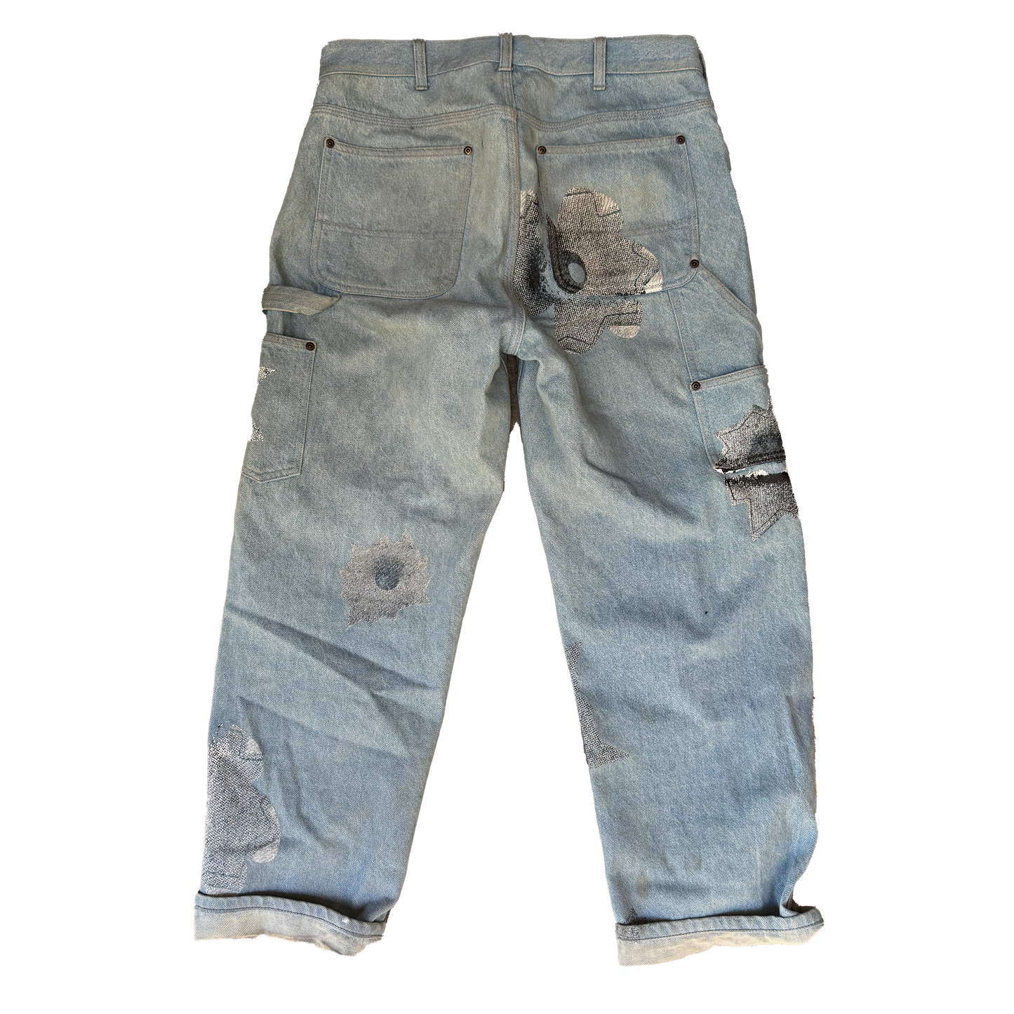 Supreme Nate Lowman Double Knee Jeans